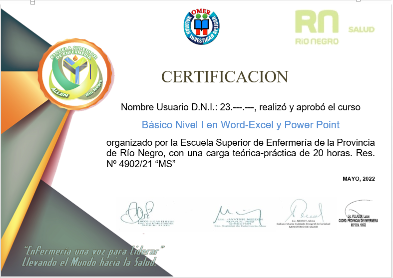 Certificado Office Nivel-1